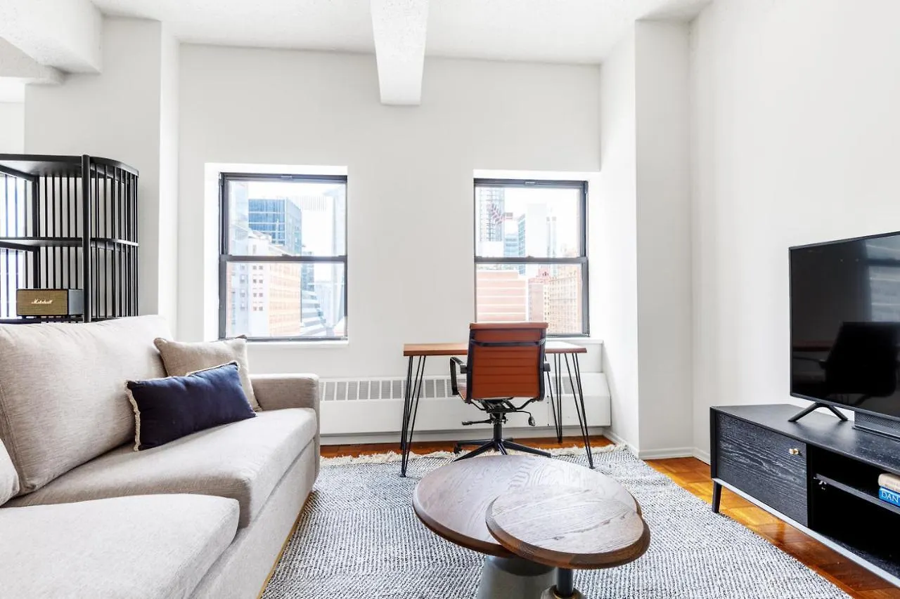 דירות ניו יורק Chelsea 1Br W Gym Nr Penn Station Msg Nyc-528